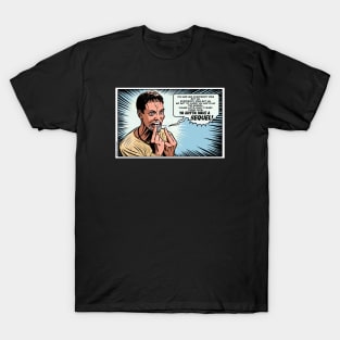 Stu Macher Scream Movie Comic Adaption Panel Art T-Shirt